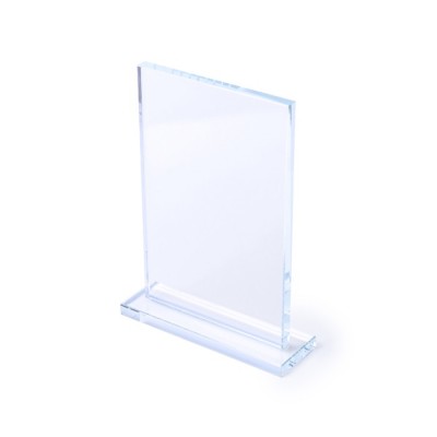 Plaque trophée rectangulaire en verre