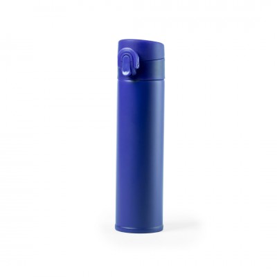 Thermos personnalisé en acier inoxydable couleur bleu