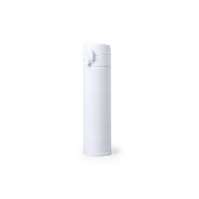 Thermos personnalisable par sublimation couleur blanc