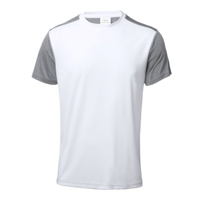 T-shirt personnalisé bicolore 135 g/m2 couleur blanc