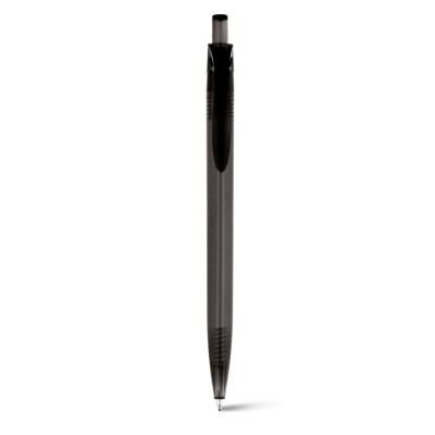 Délicat stylo en couleur avec le corps transparent couleur noir