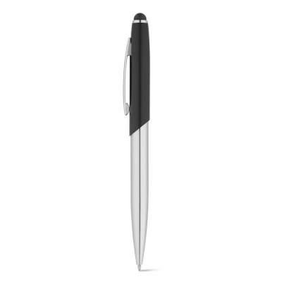 Kit avec stylo roller et stylo bille asymétrique couleur noir