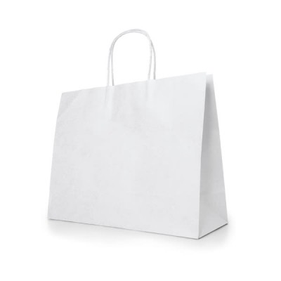 Grand sac pour magasins blanc couleur blanc