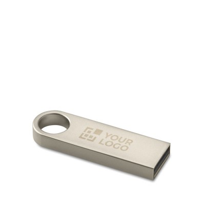 Clé USB personnalisable 3.0 en aluminium couleur argenté