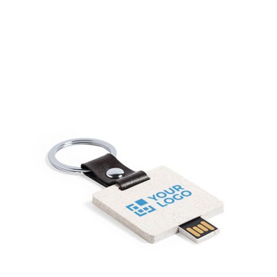 Porte-clés clé USB personnalisé éco