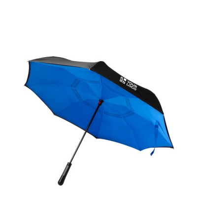 Parapluie manuel réversible double toile à 8 panneaux Ø107