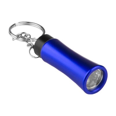 Lampe de poche porte-clés avec 3 LEDs couleur bleu