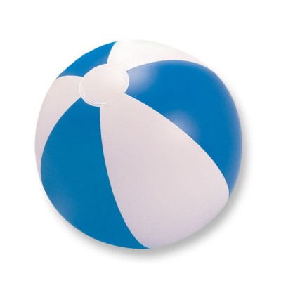 Ballon de plage publicitaire pour entreprises couleur  bleu