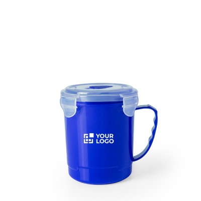 Lunch box personnalisée pour liquides couleur bleu