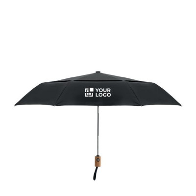 Parapluie pliant personnalisé avec logo en polycoton 190T Ø99