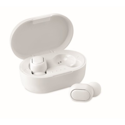 Écouteurs sans fil personnalisables blanc