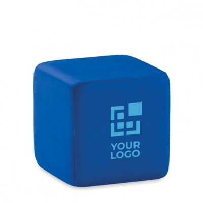 Cube anti-stress personnalisé avec le logo