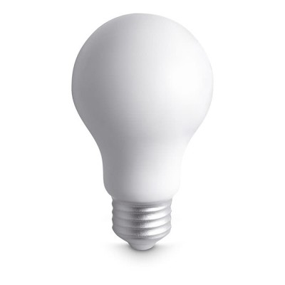 Cadeau anti-stress en forme d'ampoule couleur  blanc