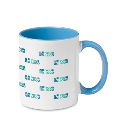 Tasse avec photo avec détail en couleur 300ml couleur  bleu imprimé