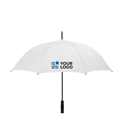 Parapluie personnalisé avec logo de 27 " couleur  noir deuxième vue