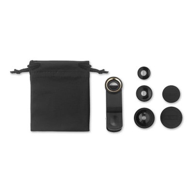 Set de lentilles avec filtres pour portable couleur  noir