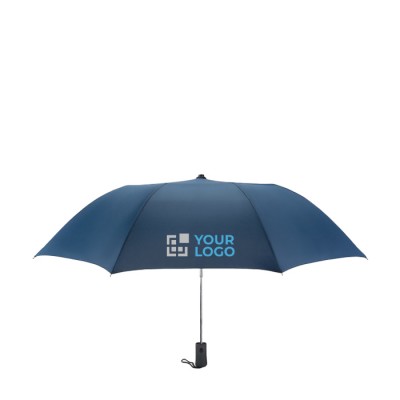 Parapluie personnalisable  21 "pour entreprises couleur  noir