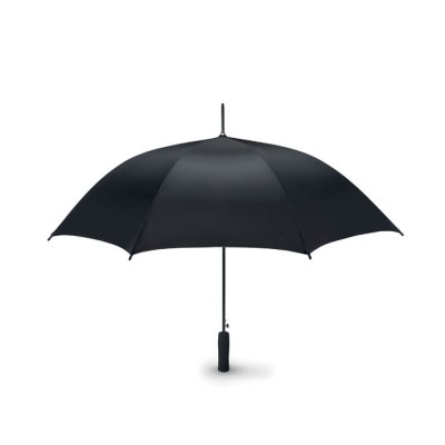 Parapluie publicité unicolore coupe-vent 23 " couleur  noir