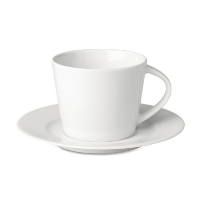 Tasse à cappuccino personnalisée couleur  blanc