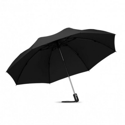 Élégant parapluie pliant personnalisé couleur  noir