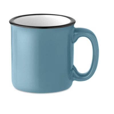 Tasses avec logo de style vintage 290ml couleur  bleu