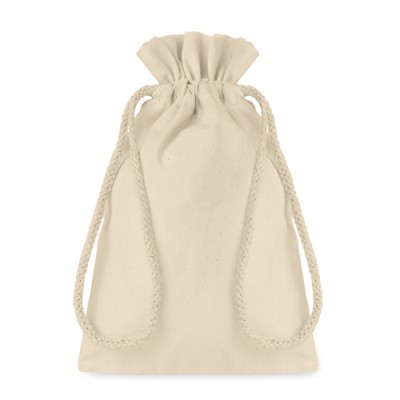 Petit sac coton personnalisé pour emballage couleur beige