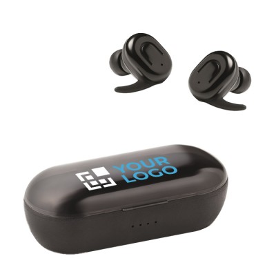 Ecouteurs Bluetooth personnalisé couleur noir