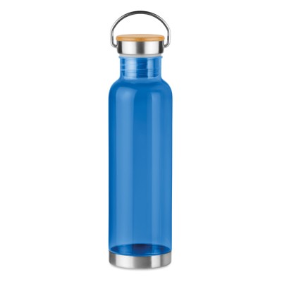 Jolie bouteille en tritan personnalisable couleur bleu