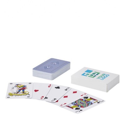 Jeu de 54 cartes classique à 2 jokers dans boîte en papier