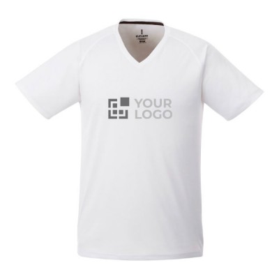T-shirt de sport personnalisable 145 g/m2 couleur blanc