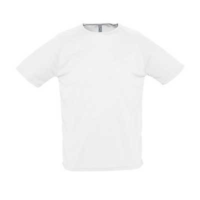 T-shirts de sport personnalisables couleur blanc