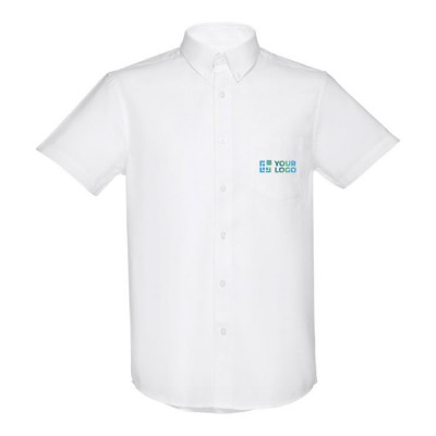 Chemise blanche pour entreprise 130 g/m2 couleur blanc première vue