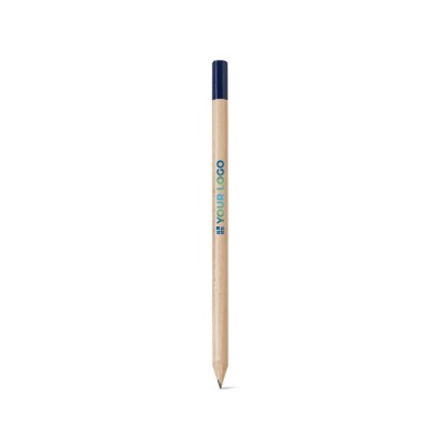 Crayon personnalisé avec détails de couleurs couleur bleu deuxième vue