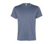 T-shirt technique en polyester recyclé 100 g/m² Roly Direct Slam  couleur bleu gris