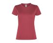 T-shirt femme en polyester recyclé 100 g/m² Roly Direct Slam  couleur acajou