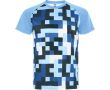T-shirt technique unisexe en polyester 150 g/m² Roly Direct Ventor couleur bleu pastel