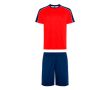 Ensemble sport unisexe polyester 140 g/m² Roly Direct Titan couleur rouge