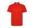 Polo technique en polyester recyclé 125 g/m² Roly Direct Tormo  couleur rouge