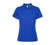 Polo pour femme en polyester recyclé 125 g/m² Roly Direct Tormo  couleur bleu roi