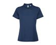 Polo pour femme en polyester recyclé 125 g/m² Roly Direct Tormo  couleur bleu marine