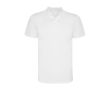 Polo technique à manches courtes 150 g/m² Roly Direct Monzha  couleur blanc