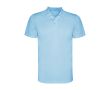Polo technique à manches courtes 150 g/m² Roly Direct Monzha  couleur bleu ciel