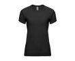 T-shirt technique cintré pour femme 135 g/m² Roly Direct Bahrain  couleur noir