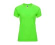 T-shirt technique cintré pour femme 135 g/m² Roly Direct Bahrain  couleur vert fluorescent