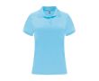 Polo technique en polyester pour femme 150 g/m² Roly Direct Monzha  couleur bleu ciel