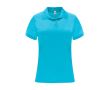 Polo technique en polyester pour femme 150 g/m² Roly Direct Monzha  couleur turquoise