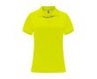 Polo technique en polyester pour femme 150 g/m² Roly Direct Monzha  couleur jaune fluorescent