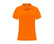 Polo technique en polyester pour femme 150 g/m² Roly Direct Monzha  couleur orange fluorescent