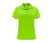 Polo technique en polyester pour femme 150 g/m² Roly Direct Monzha  couleur vert lime