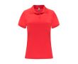 Polo technique en polyester pour femme 150 g/m² Roly Direct Monzha  couleur rouge